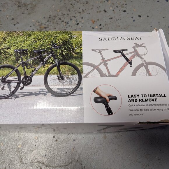 Saddle Seat Kids Seat on Adult Bike - Picture 3 of 7